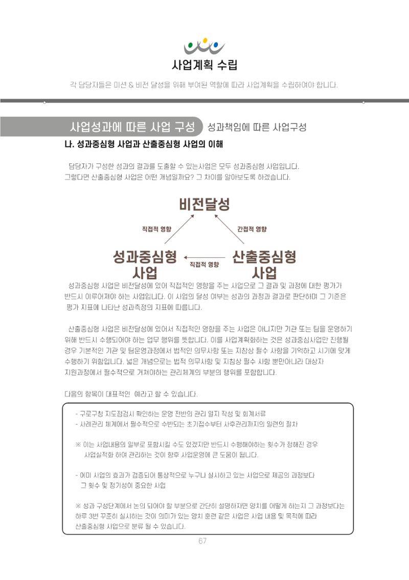 에덴장애인종합복지관 신입직원 교육교재 70페이지