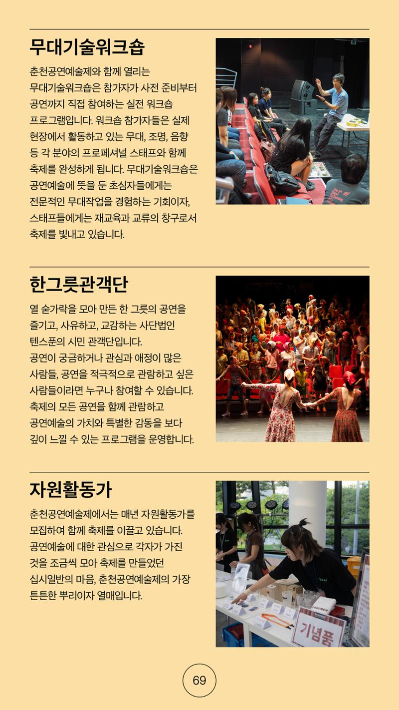 2025 CCAF 춘천공연예술제 프로그램북 국문 69페이지