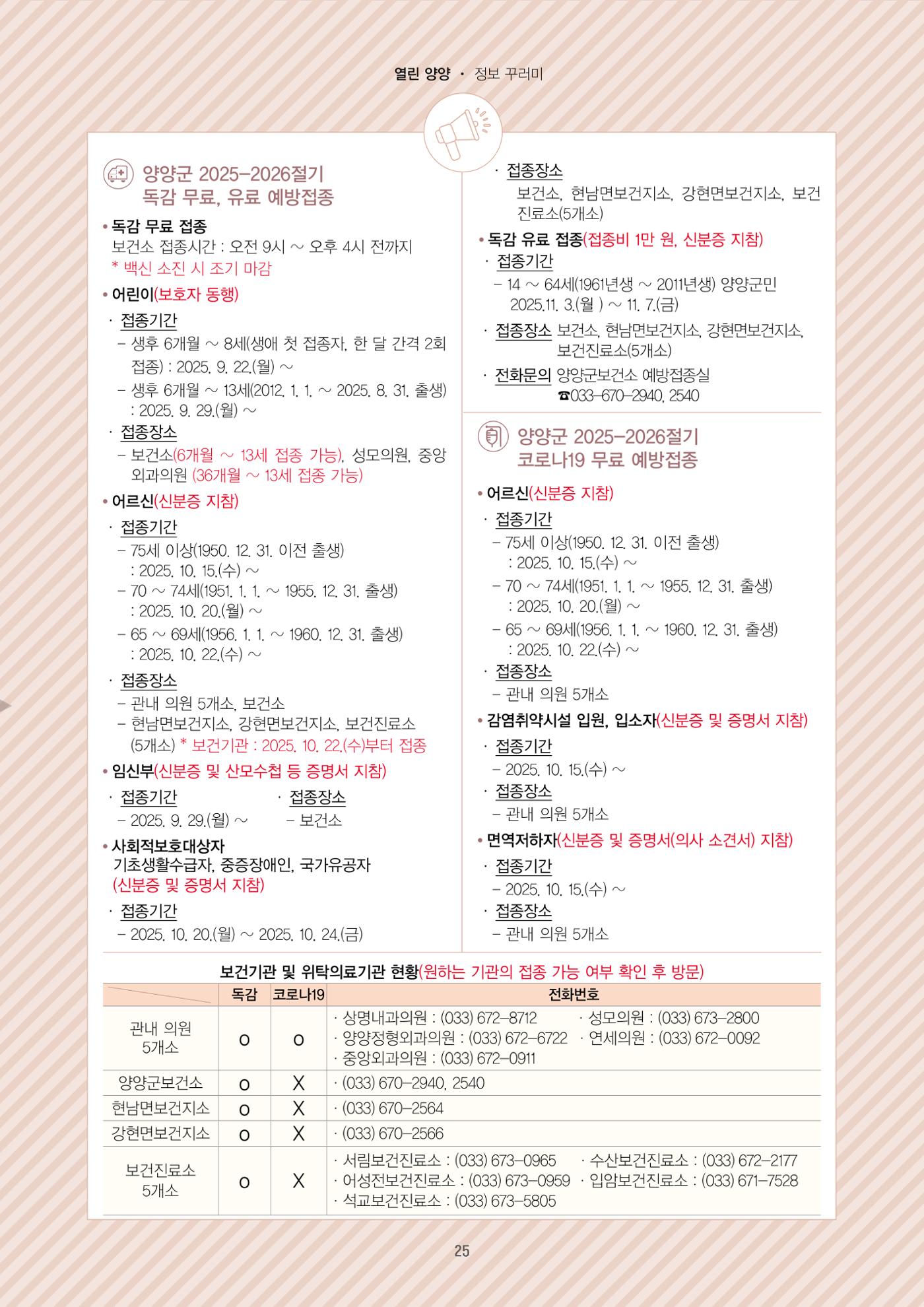 양양소식지 2025. 10월호 25페이지