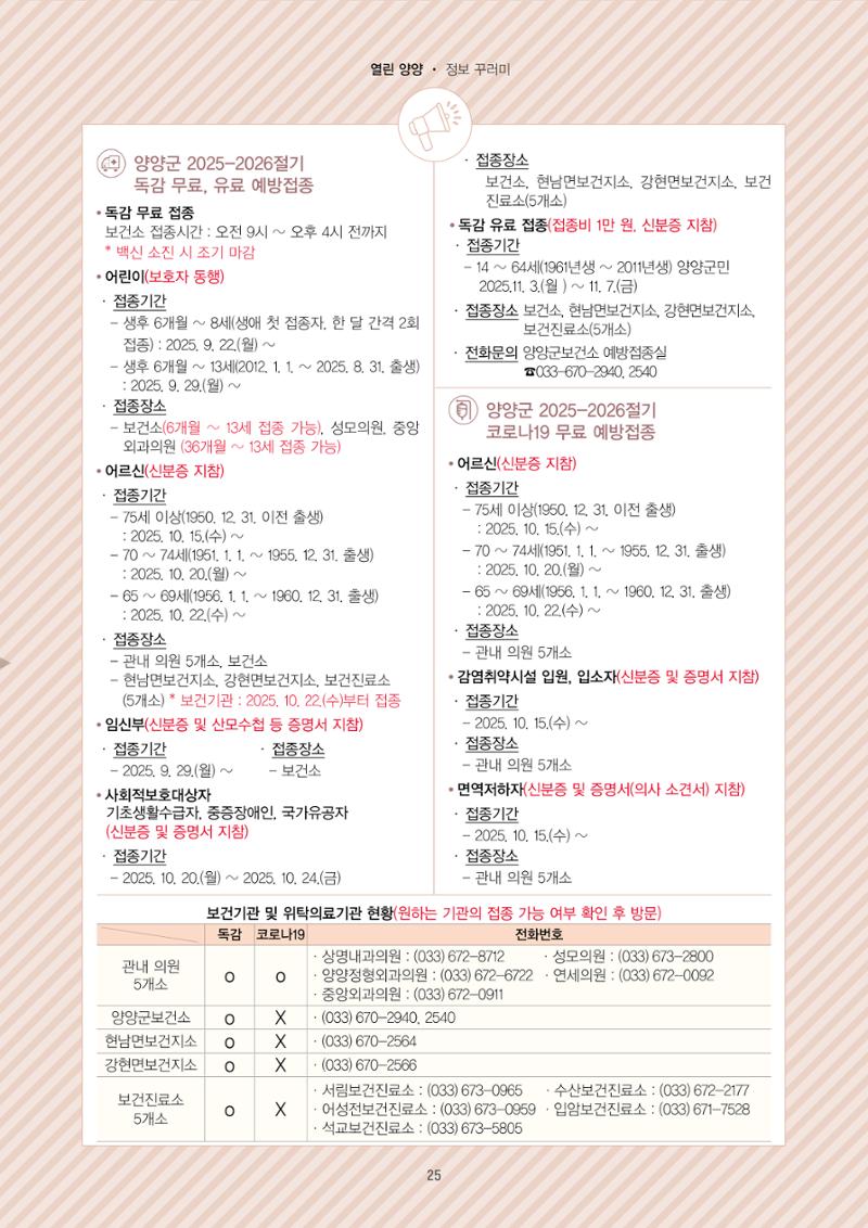 양양소식지 2025. 10월호 25페이지