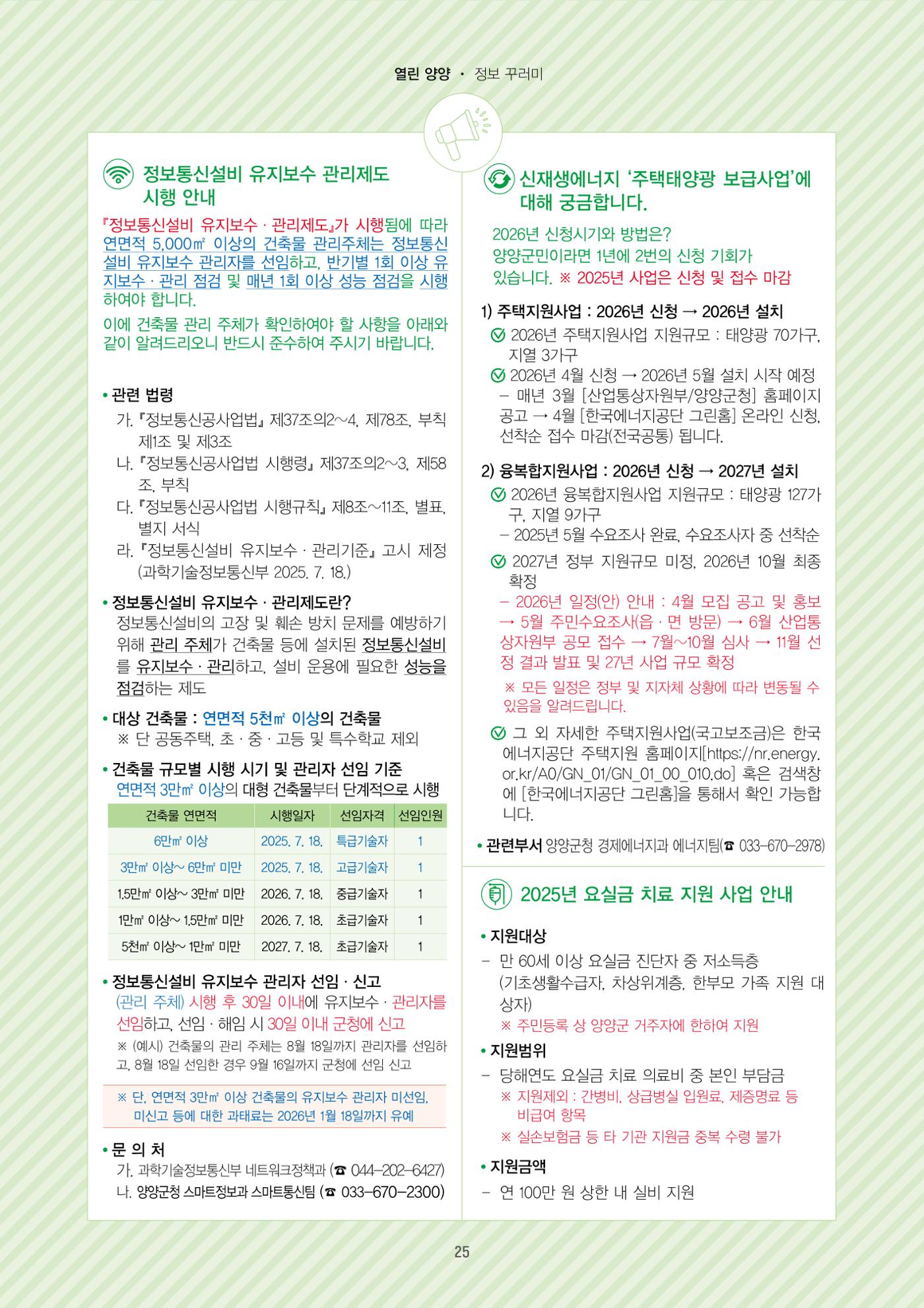 양양소식지 2025. 11월호 25페이지