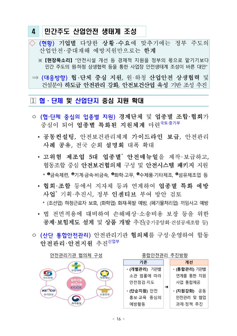 중대재해 취약분야 기업 지원대책 pdf 21페이지