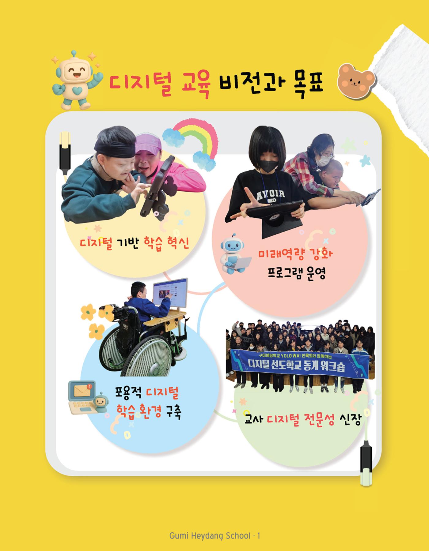 구미혜당학교 디지털 교육 매거진 3페이지