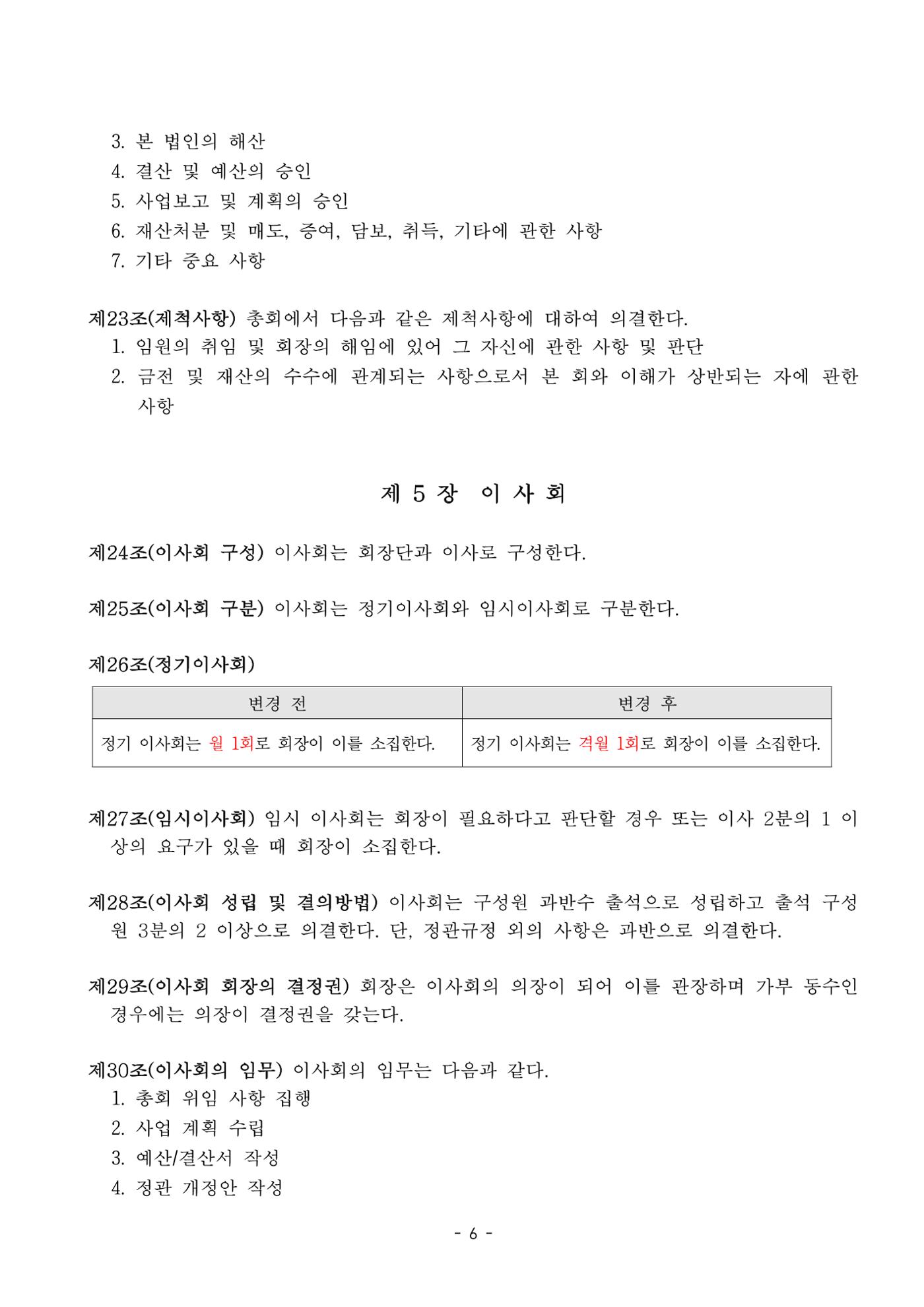 한국만화가협회 정관_15차 개정 6페이지