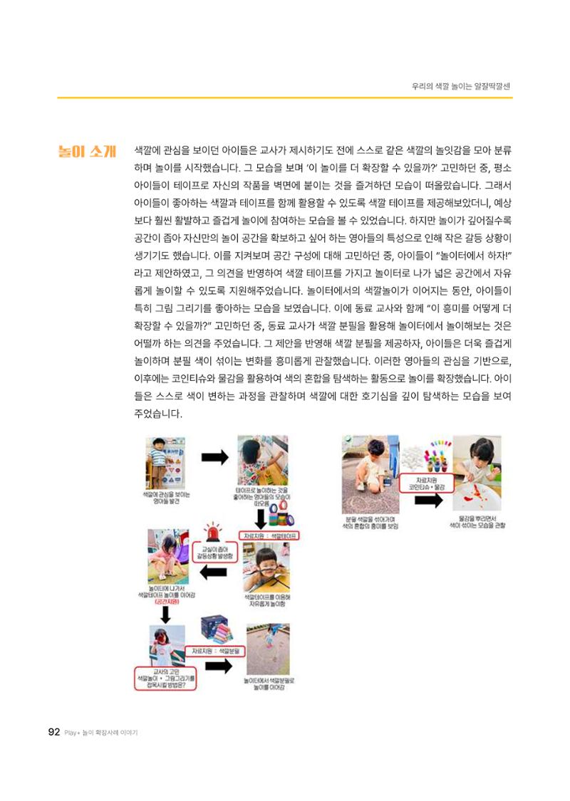 대덕구육아종합지원센터 2025 Play+놀이확장사례이야기 공모전 수상작 사례집 93페이지