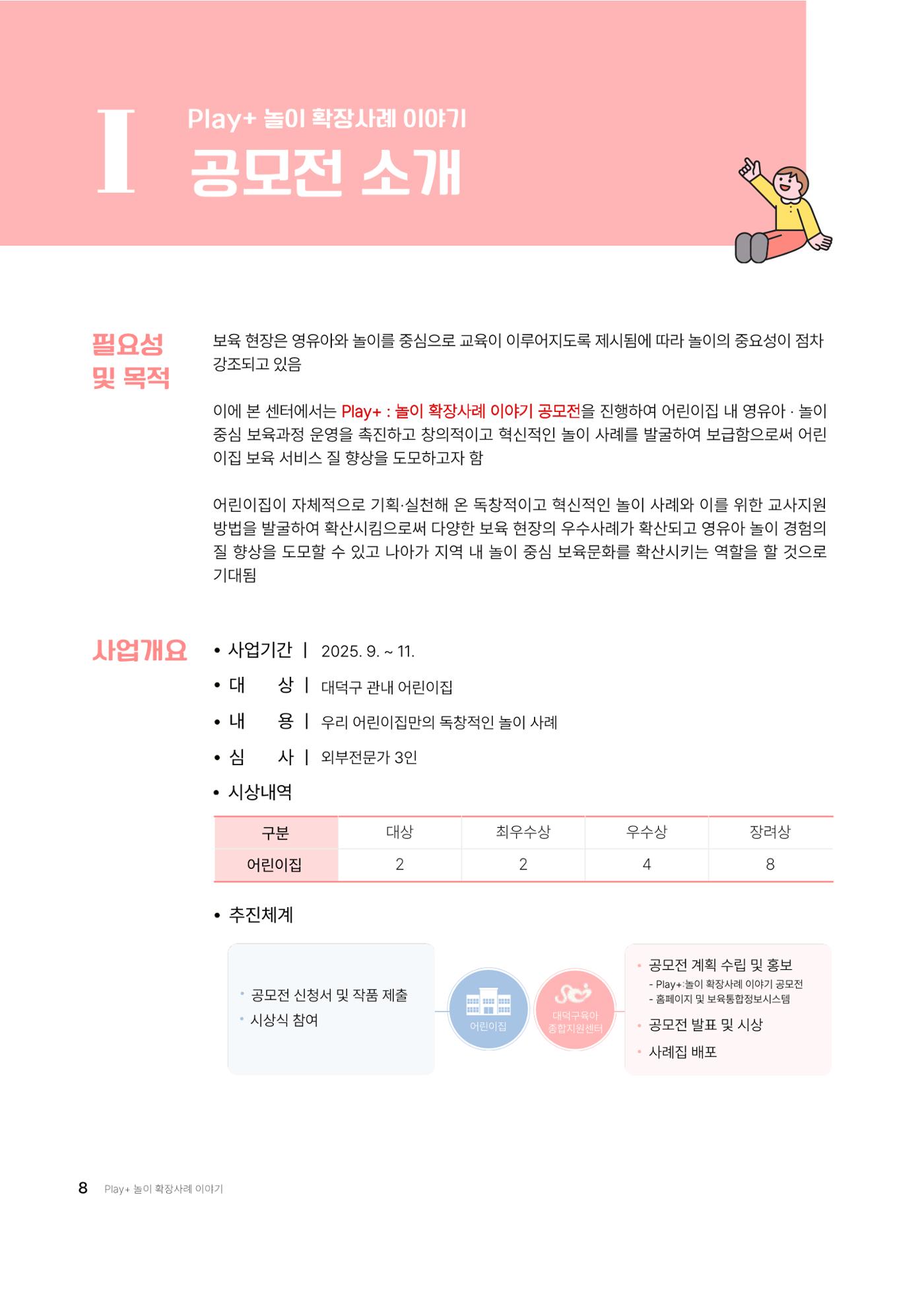 대덕구육아종합지원센터 2025 Play+놀이확장사례이야기 공모전 수상작 사례집 9페이지