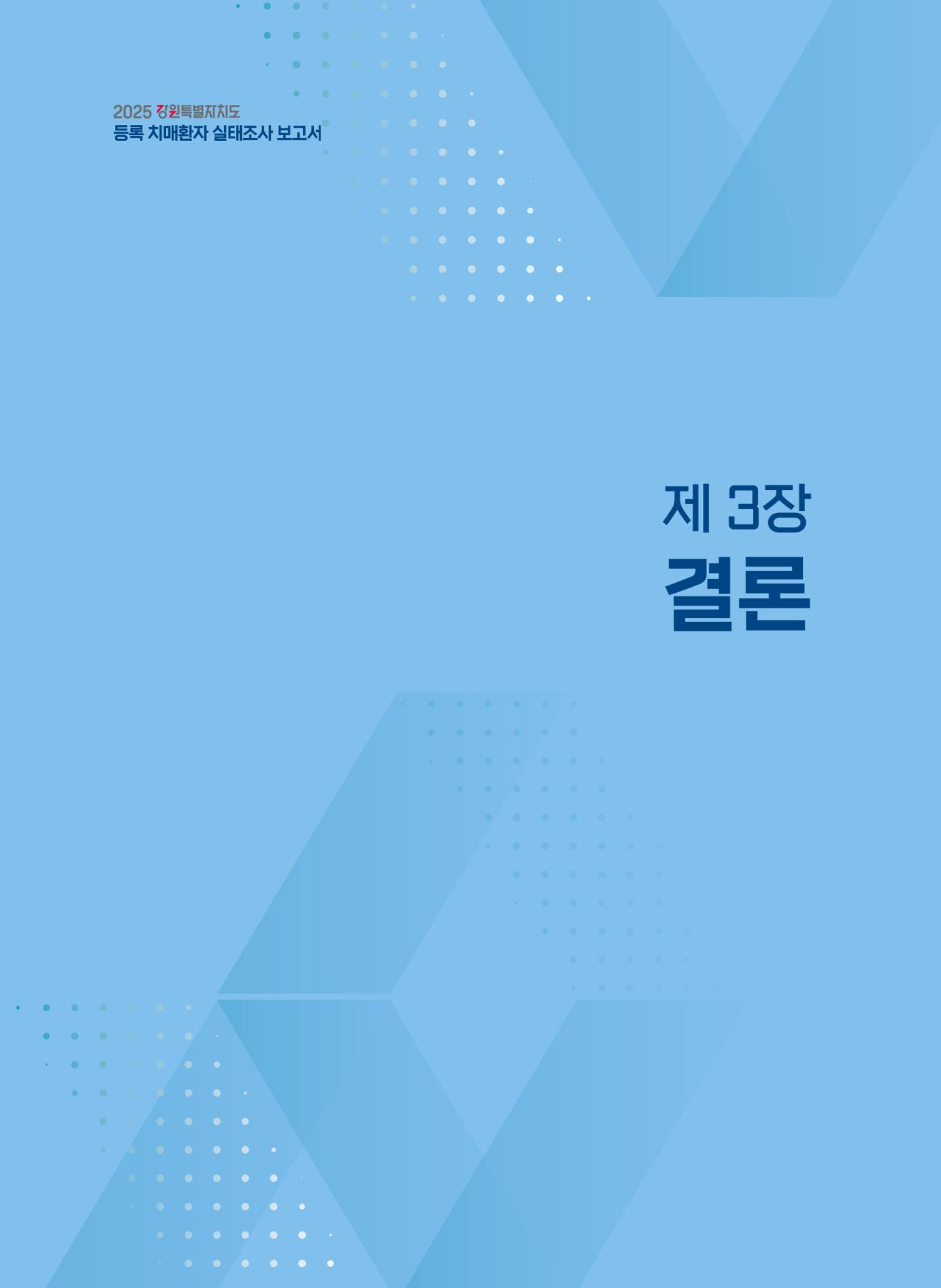 2025 강원특별자치도 등록 치매환자 실태조사 보고서 33페이지