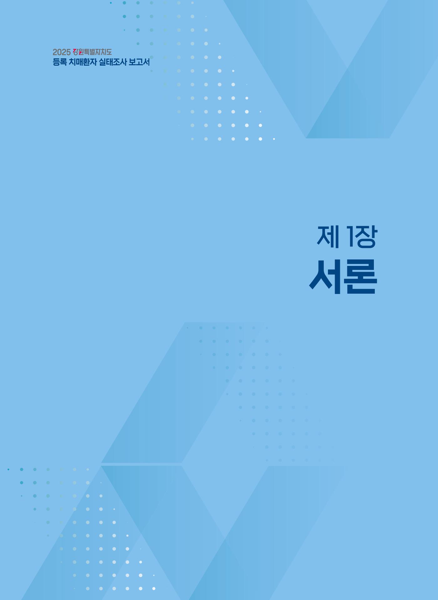 2025 강원특별자치도 등록 치매환자 실태조사 보고서 5페이지