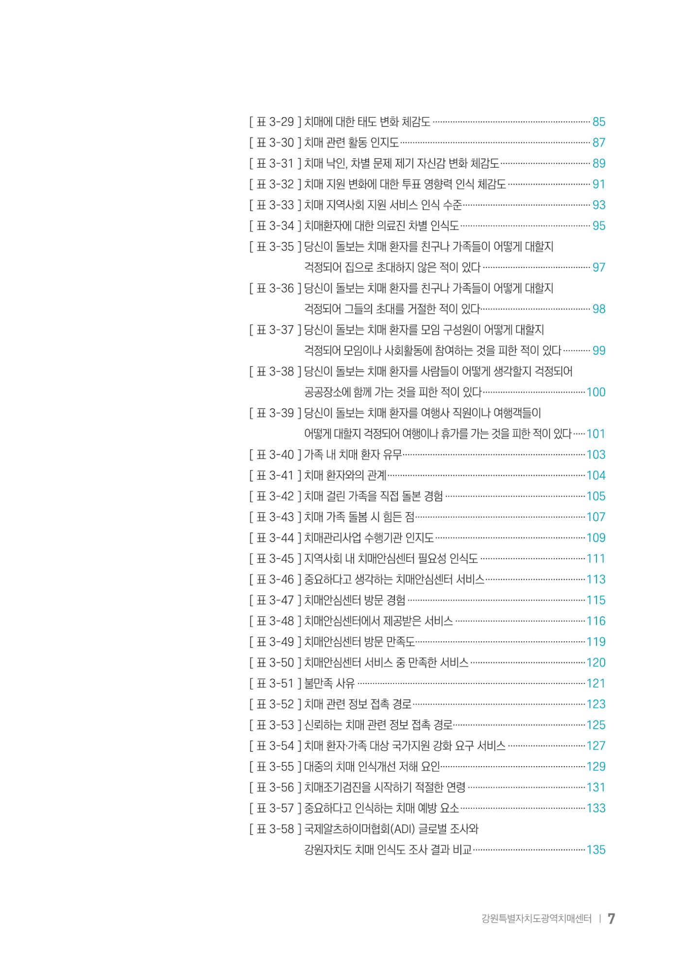 2025년 강원특별자치도 치매 인식도 조사보고서 7페이지