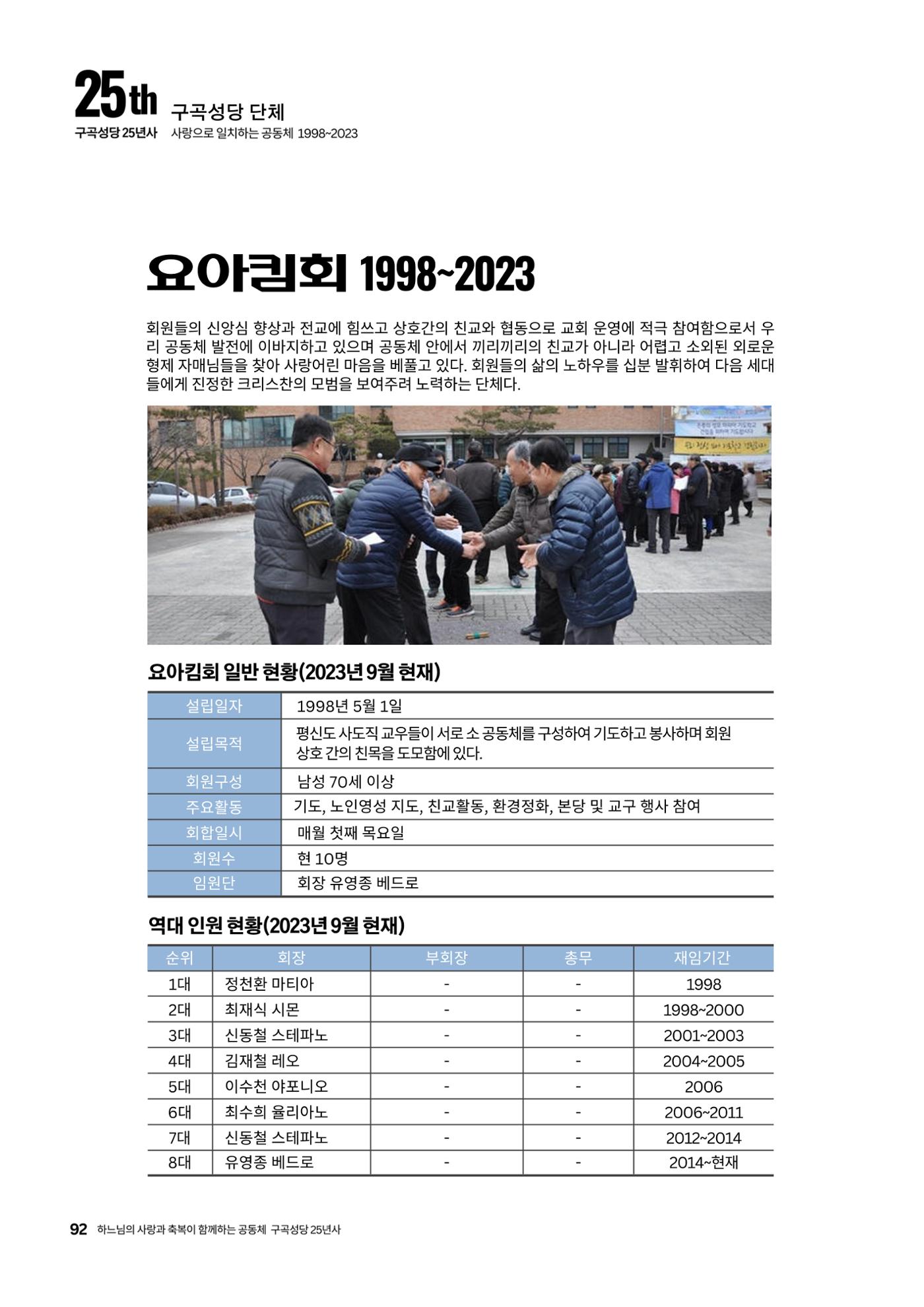 구곡성당 25년사 94페이지
