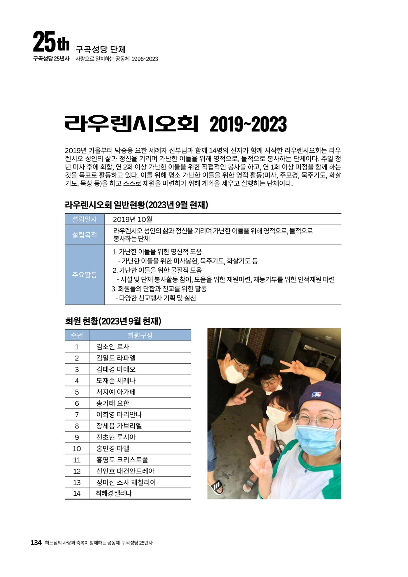 구곡성당 25년사 136페이지