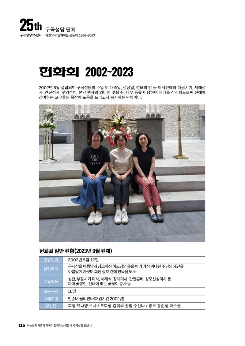 구곡성당 25년사 118페이지
