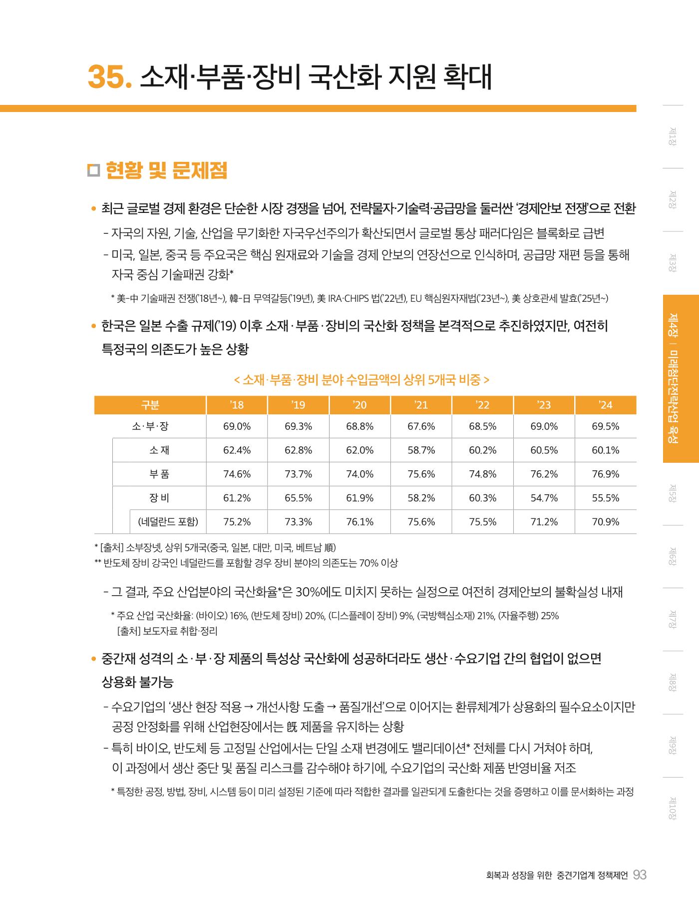 회복과 성장을 위한 중견기업계 정책제언 93p