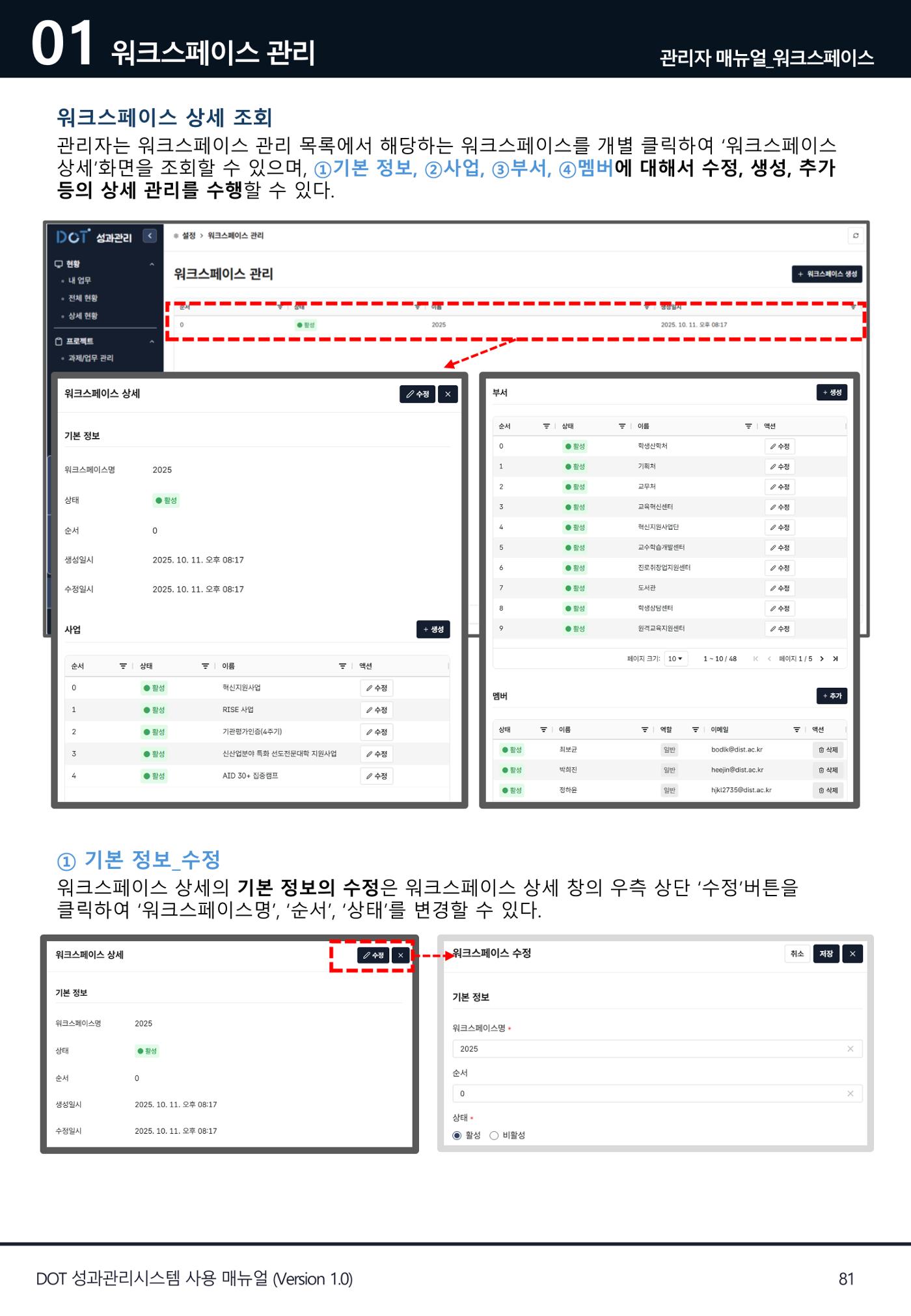 DOT 매뉴얼 81페이지