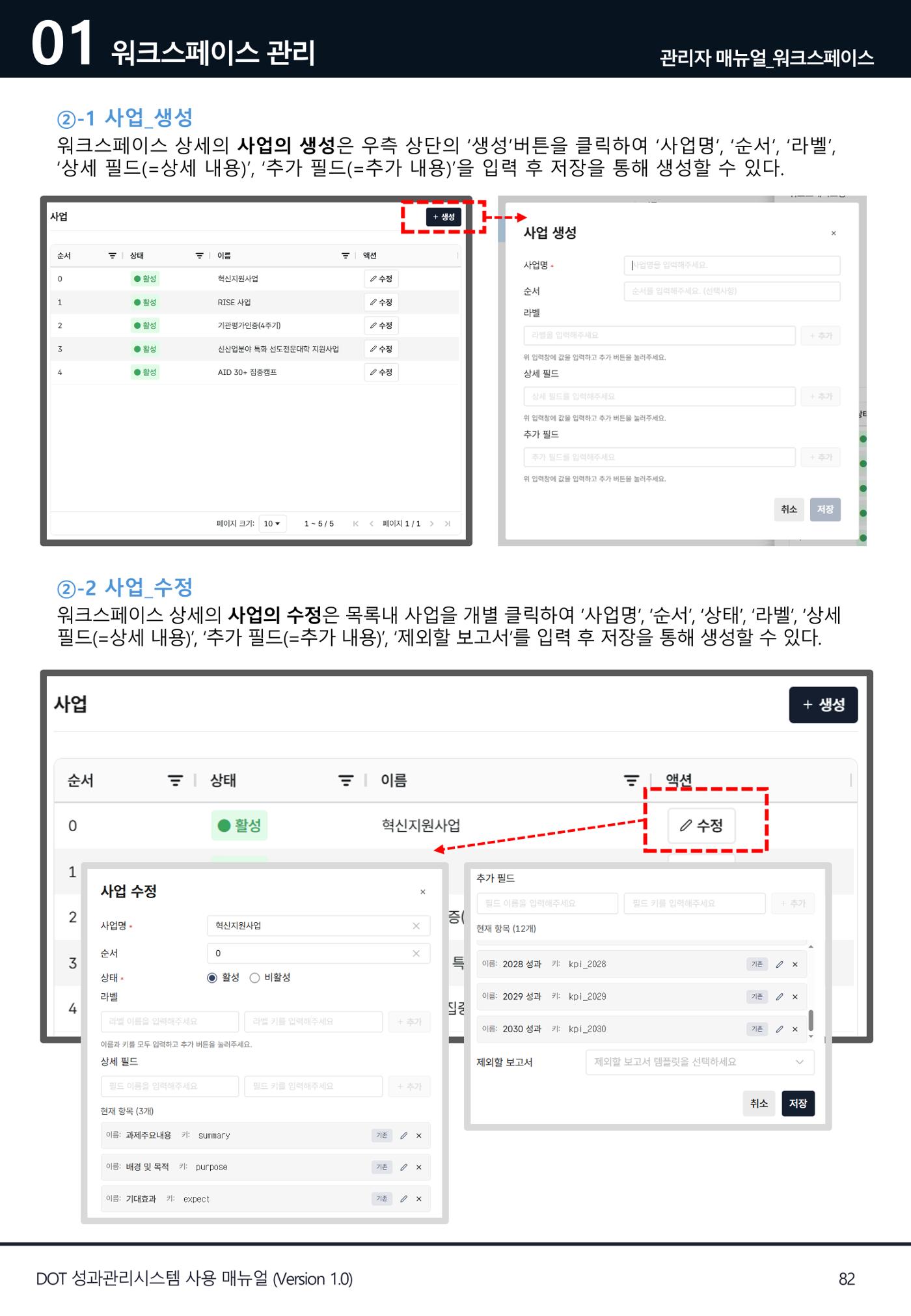 DOT 매뉴얼 82페이지