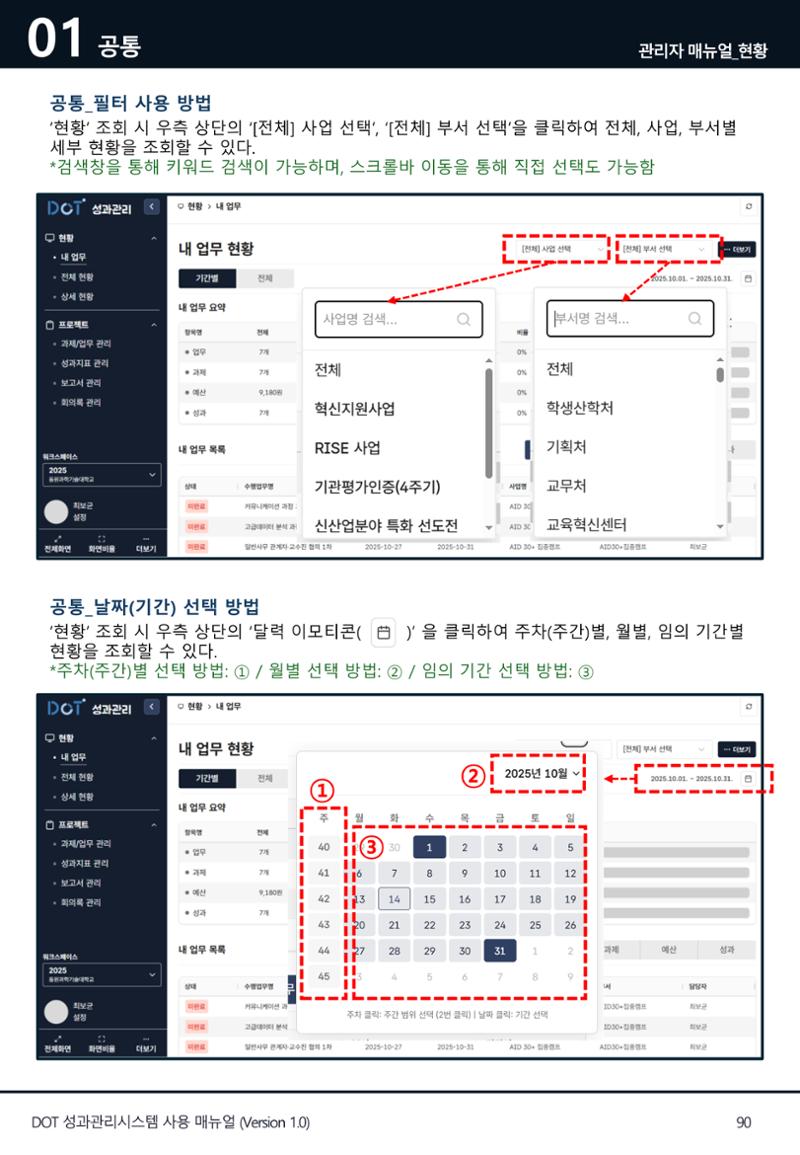 DOT 매뉴얼 90페이지