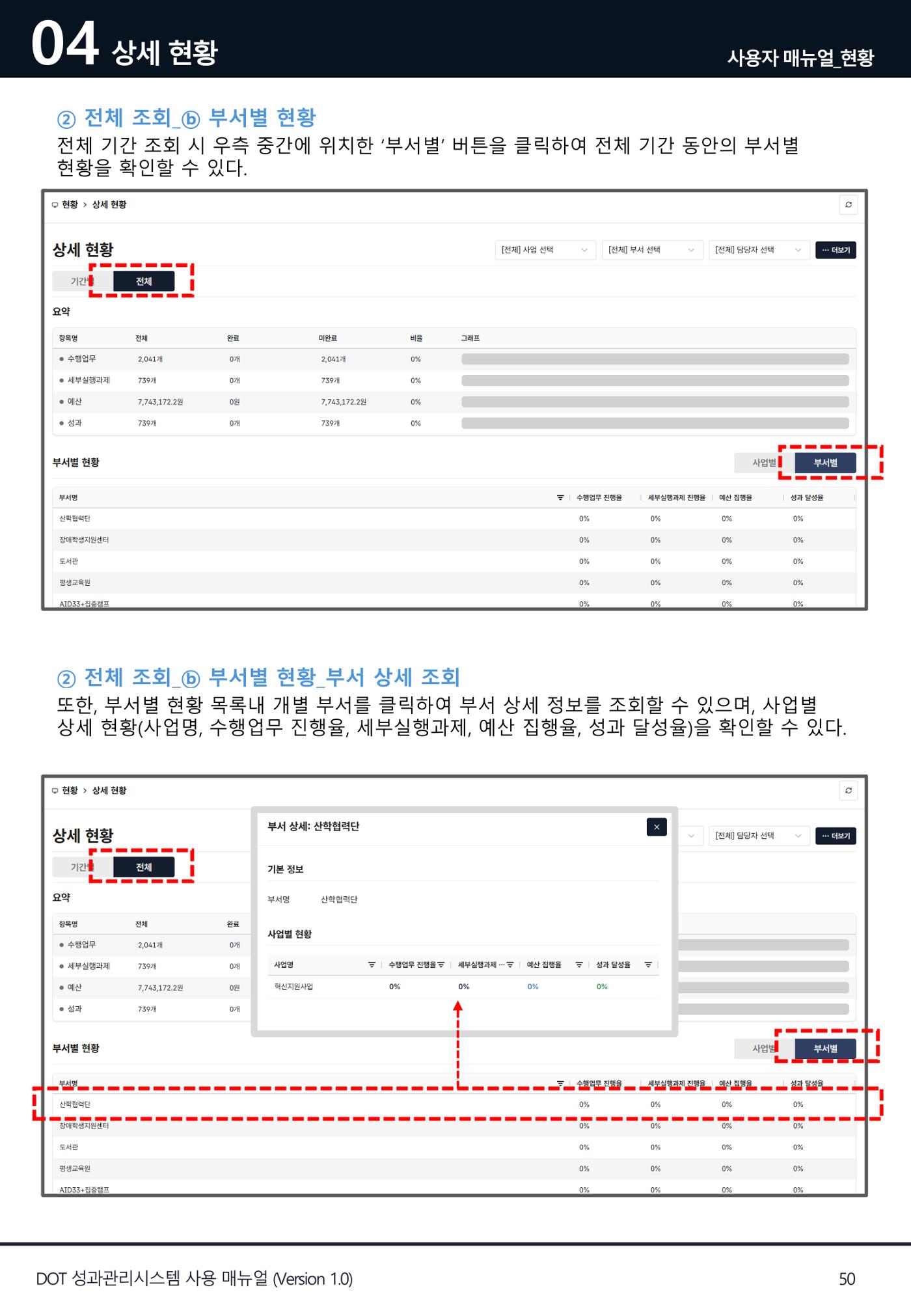 DOT 매뉴얼 50페이지