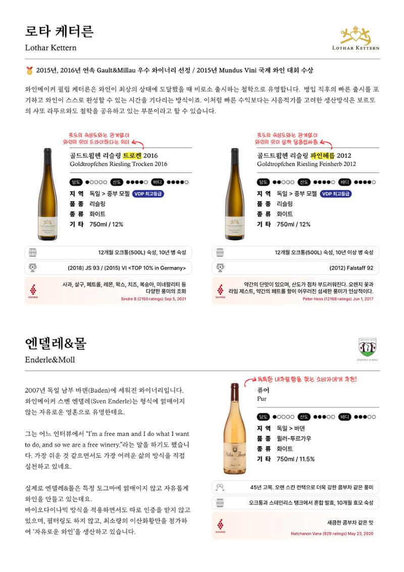 2026 와인리스트(독일 파트) 20페이지