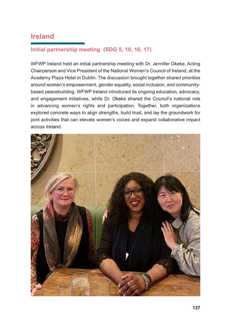 WFWP Annual Report 2025 137페이지