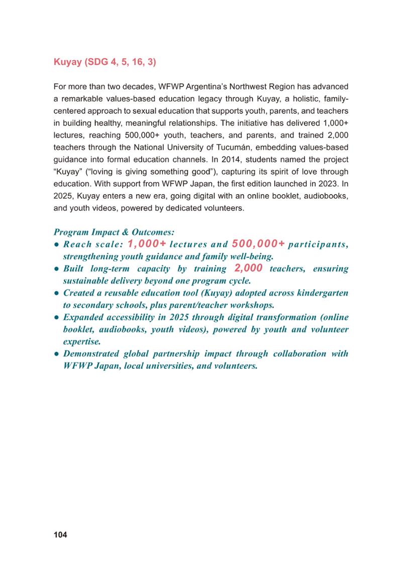 WFWP Annual Report 2025 104페이지