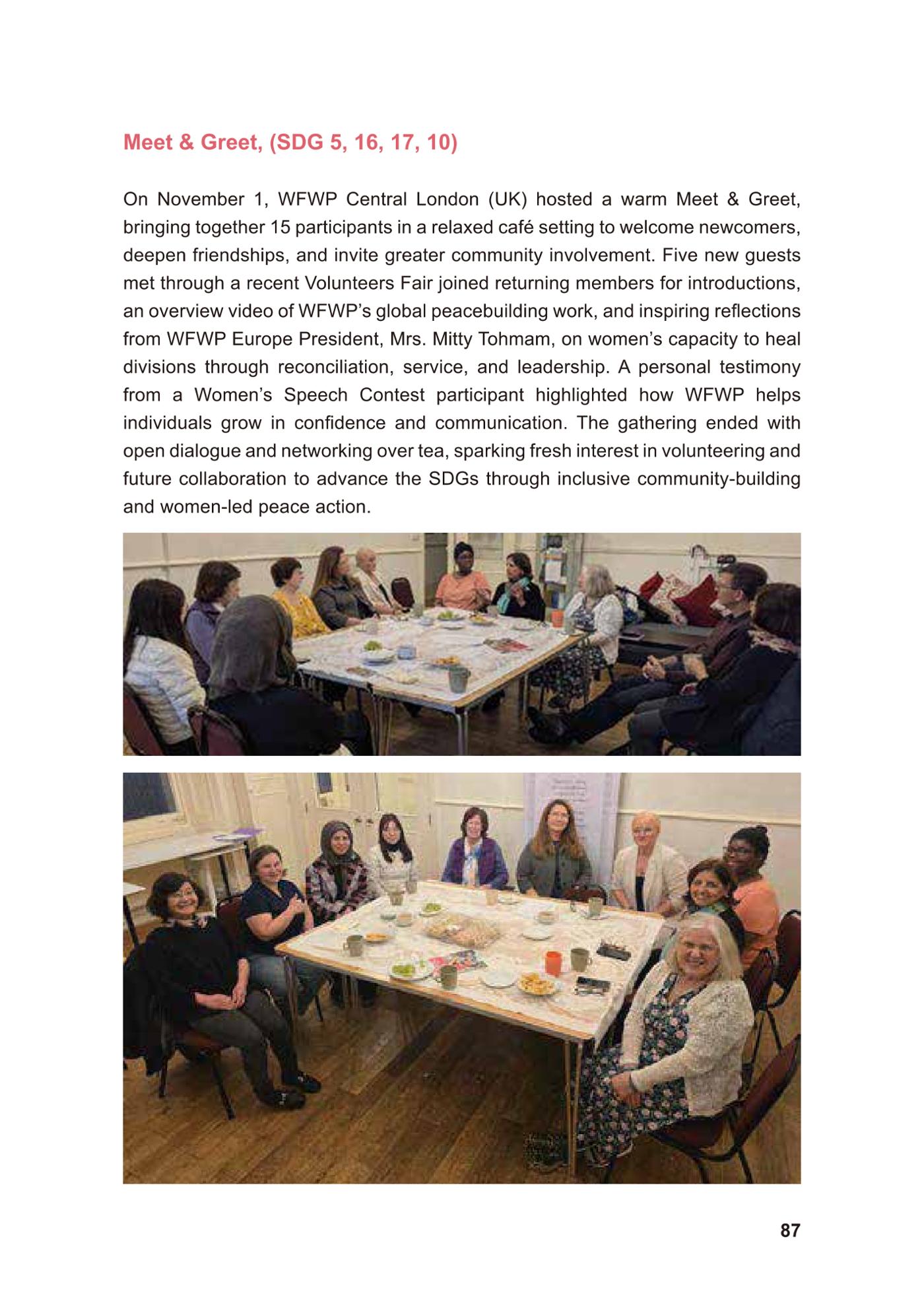 WFWP Annual Report 2025 87페이지