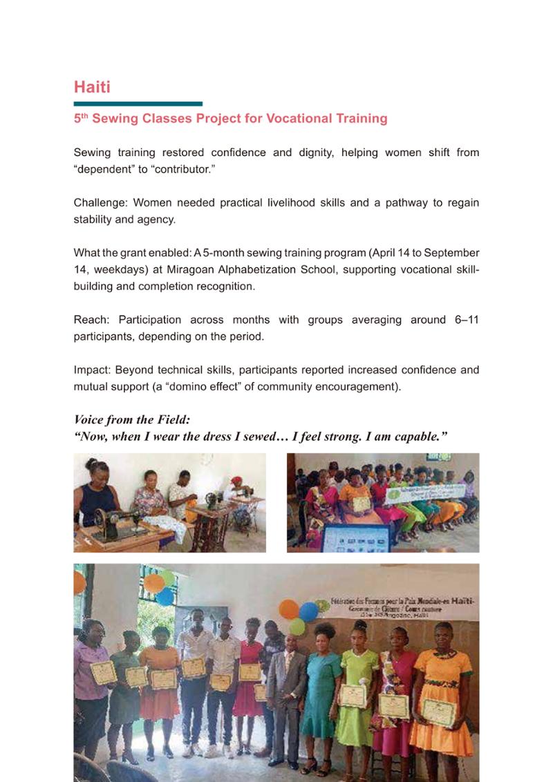 WFWP Annual Report 2025 284페이지