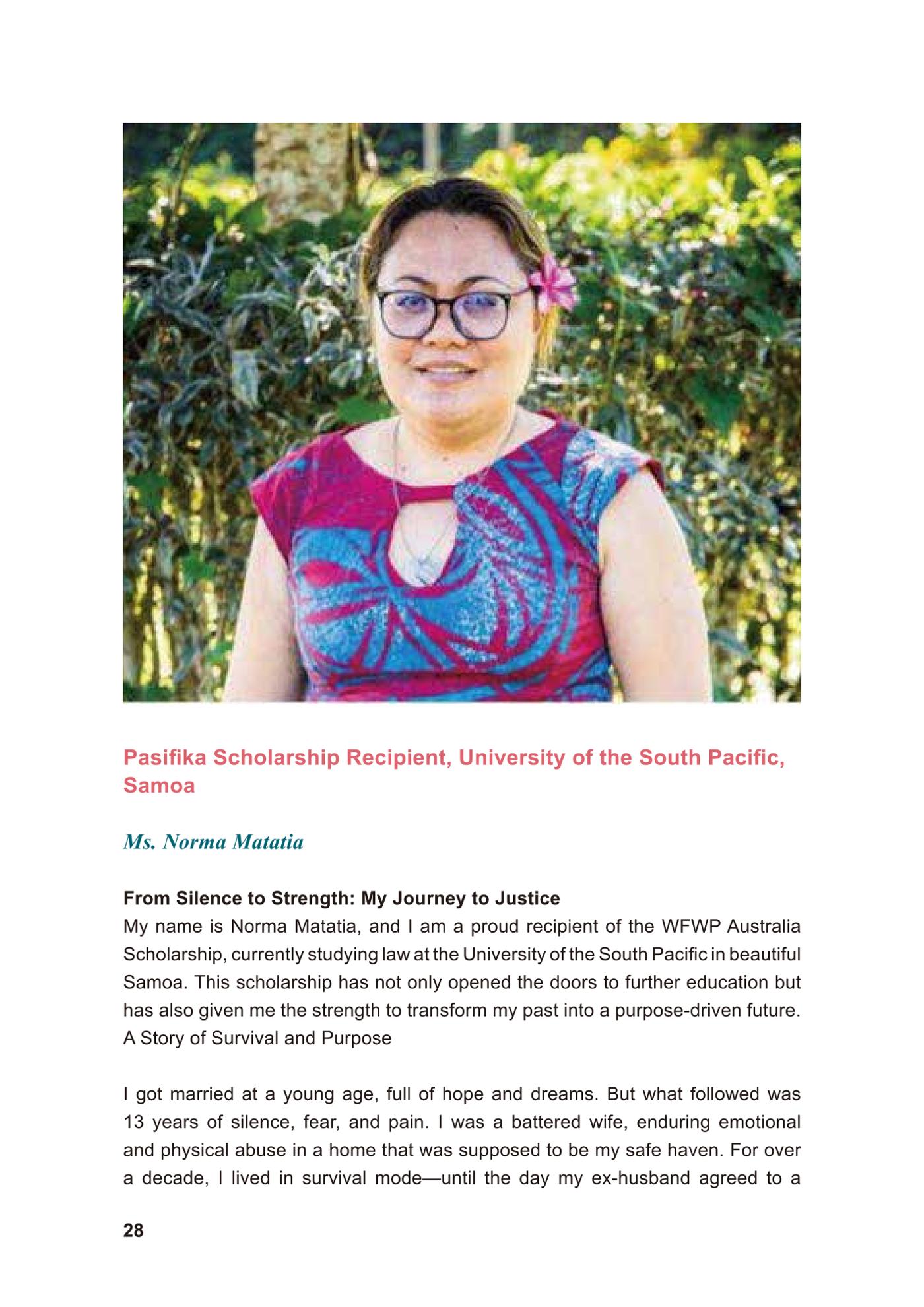 WFWP Annual Report 2025 28페이지