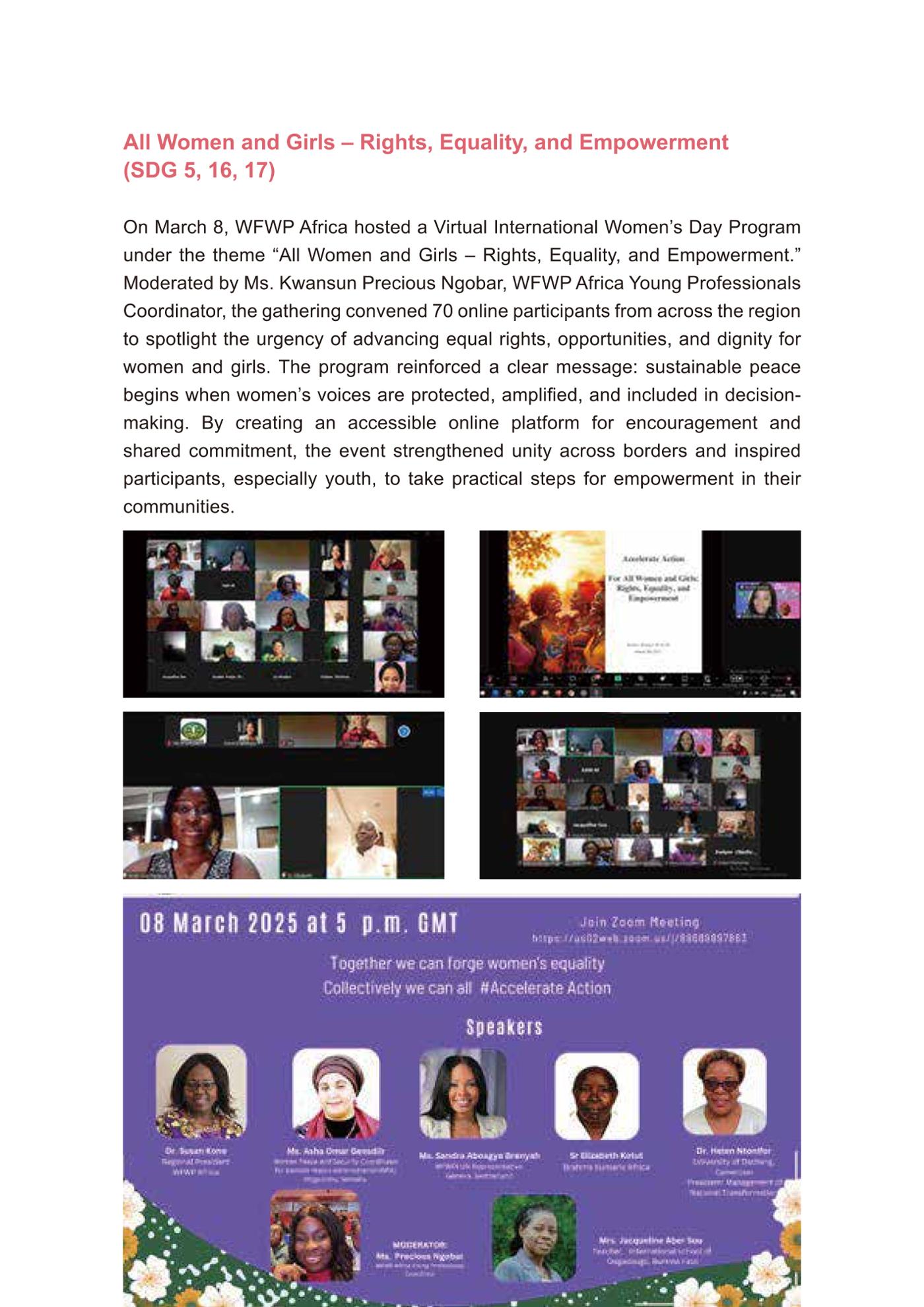 WFWP Annual Report 2025 119페이지