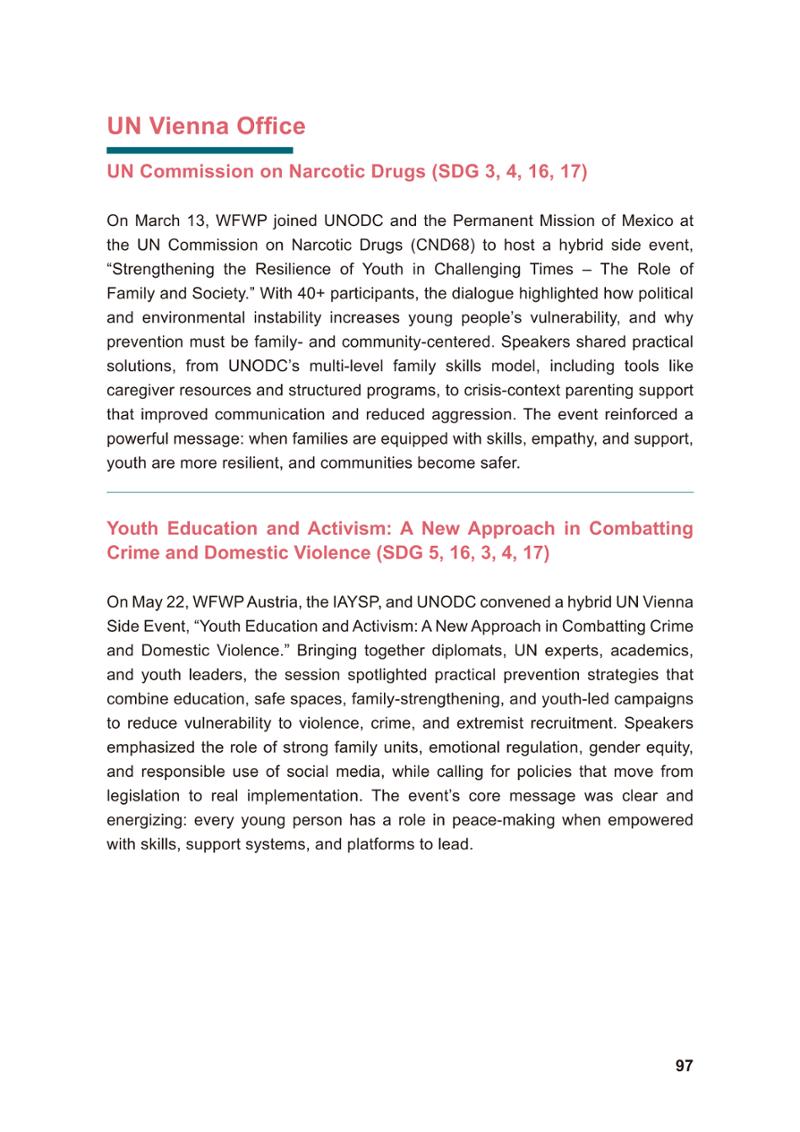 WFWP Annual Report 2025 97페이지