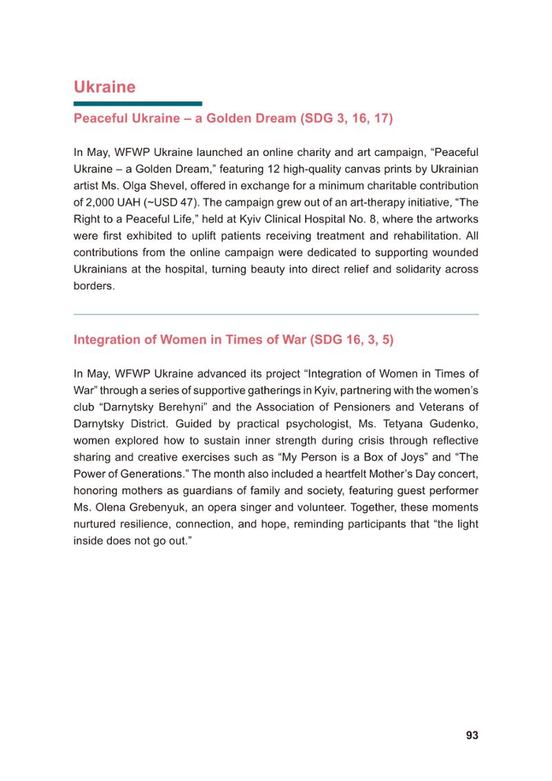 WFWP Annual Report 2025 93페이지
