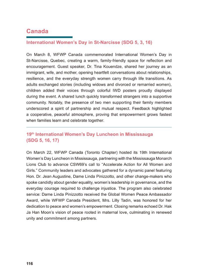 WFWP Annual Report 2025 116페이지