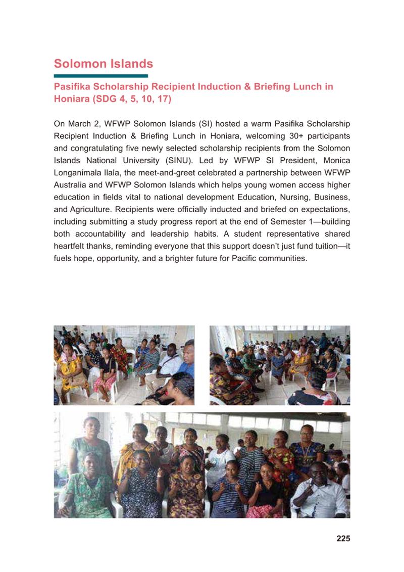 WFWP Annual Report 2025 225페이지