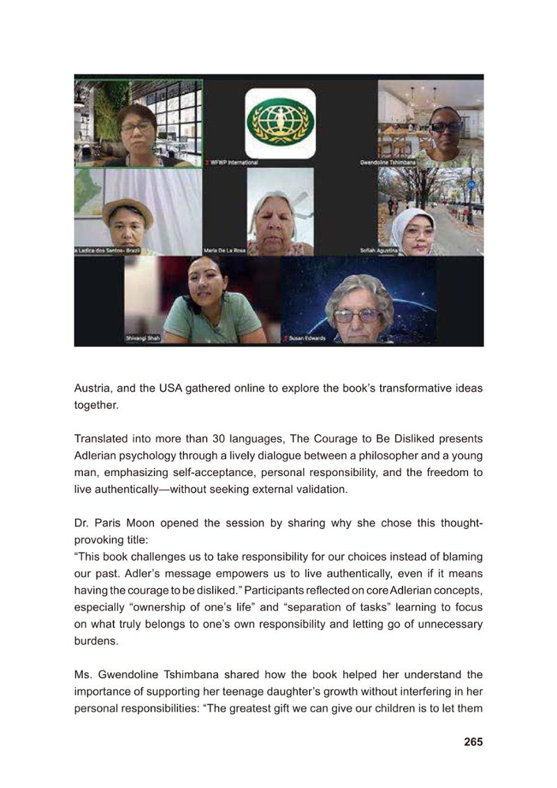 WFWP Annual Report 2025 265페이지