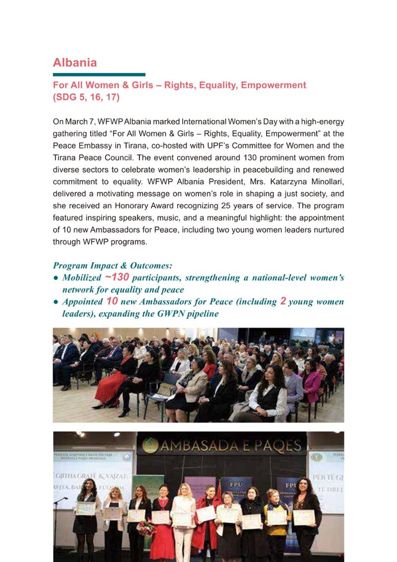WFWP Annual Report 2025 129페이지
