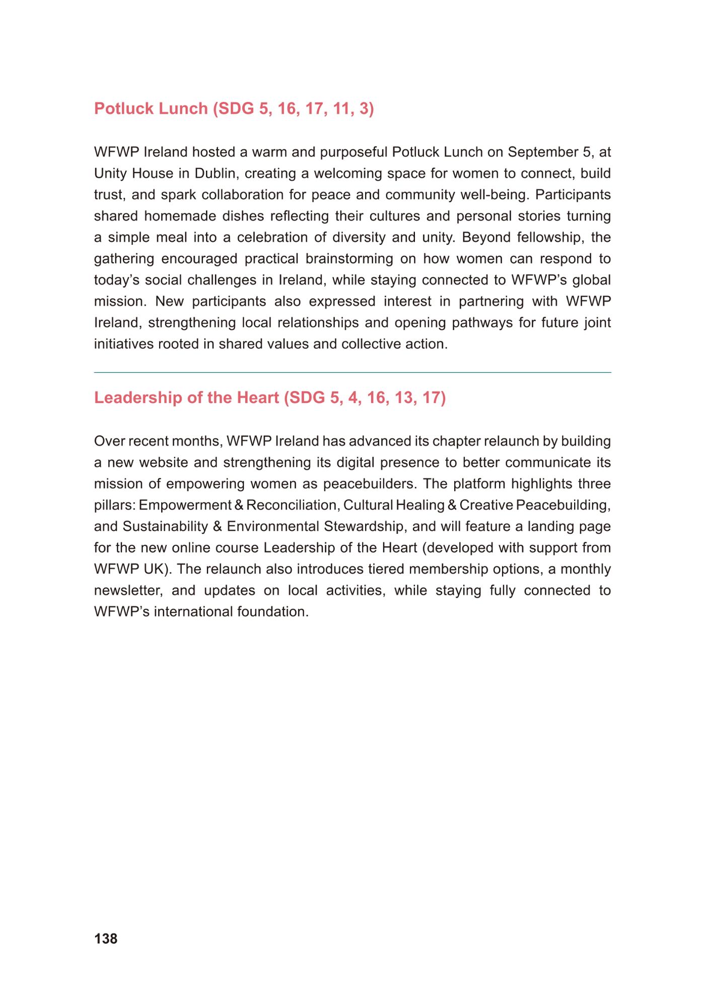 WFWP Annual Report 2025 138페이지