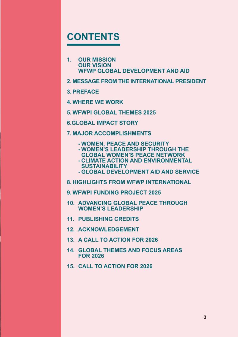 WFWP Annual Report 2025 3페이지