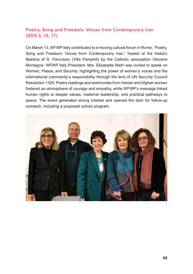 WFWP Annual Report 2025 65페이지