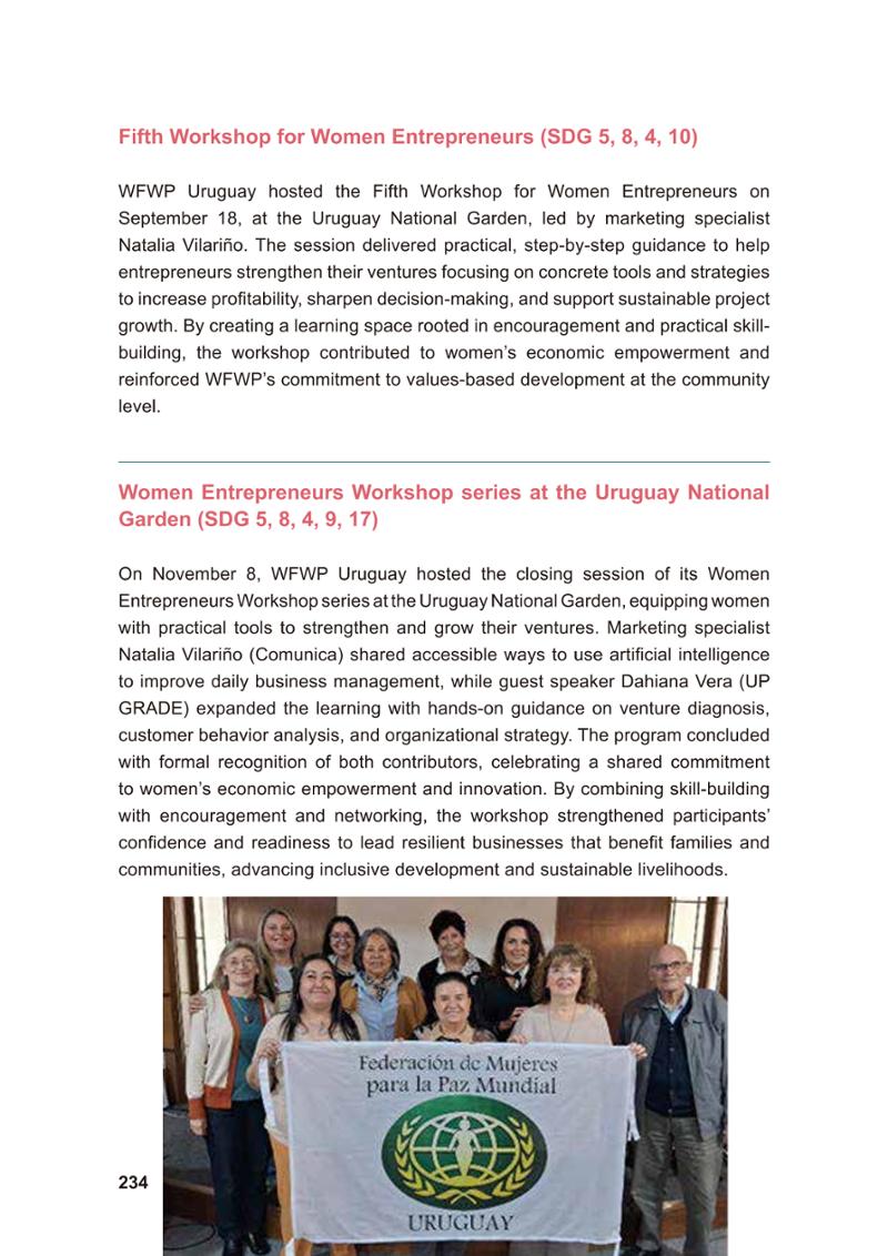 WFWP Annual Report 2025 234페이지