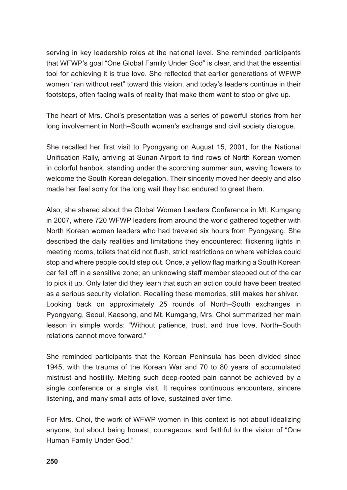 WFWP Annual Report 2025 250페이지
