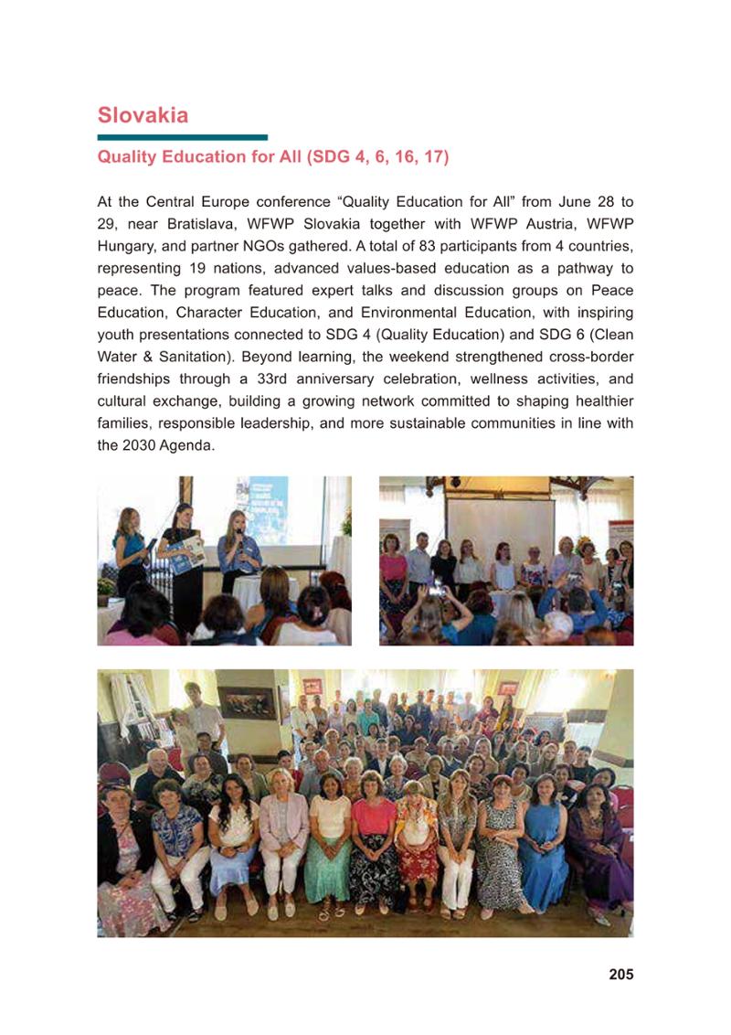 WFWP Annual Report 2025 205페이지