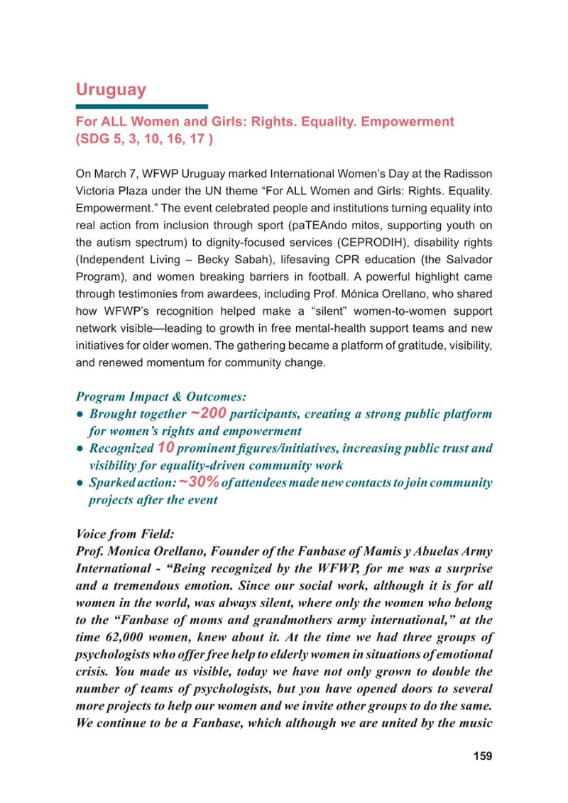 WFWP Annual Report 2025 159페이지