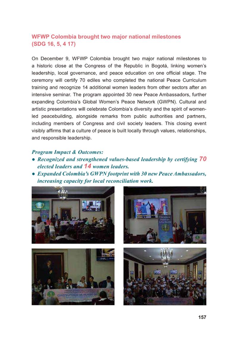 WFWP Annual Report 2025 157페이지