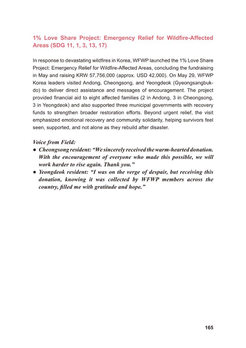 WFWP Annual Report 2025 165페이지