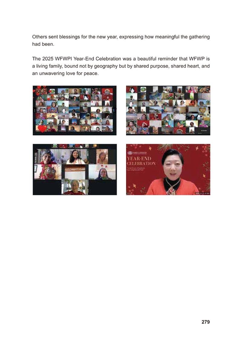 WFWP Annual Report 2025 279페이지
