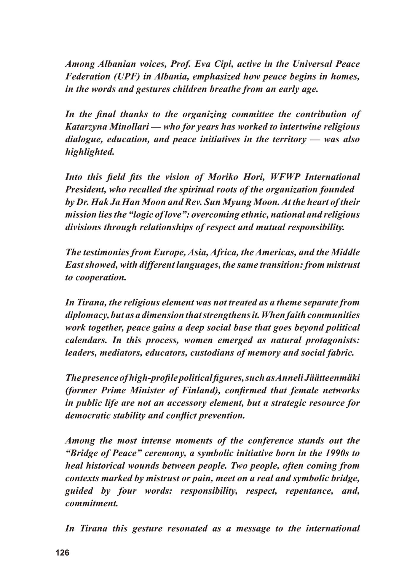 WFWP Annual Report 2025 126페이지