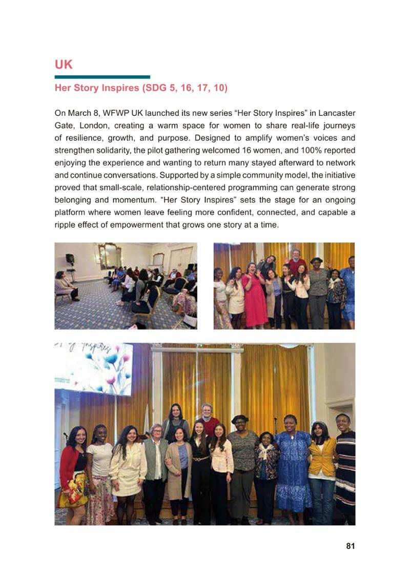 WFWP Annual Report 2025 81페이지