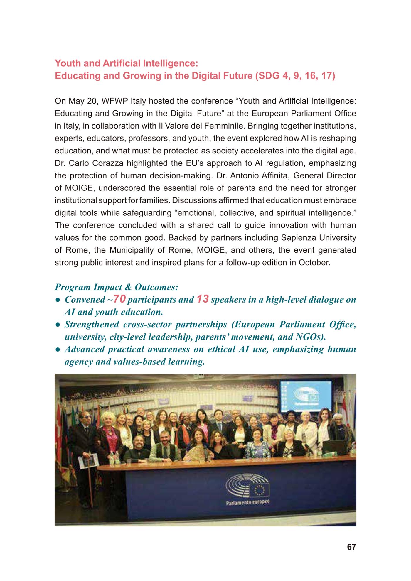 WFWP Annual Report 2025 67페이지