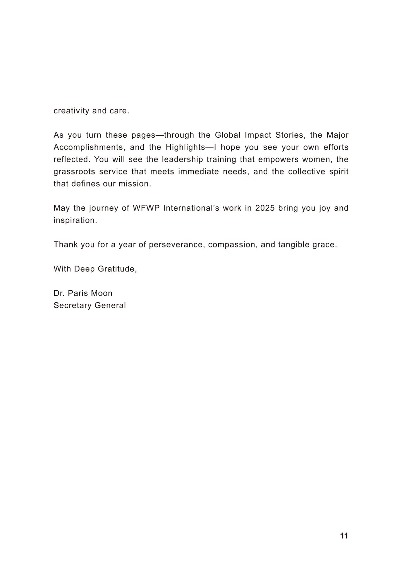 WFWP Annual Report 2025 11페이지