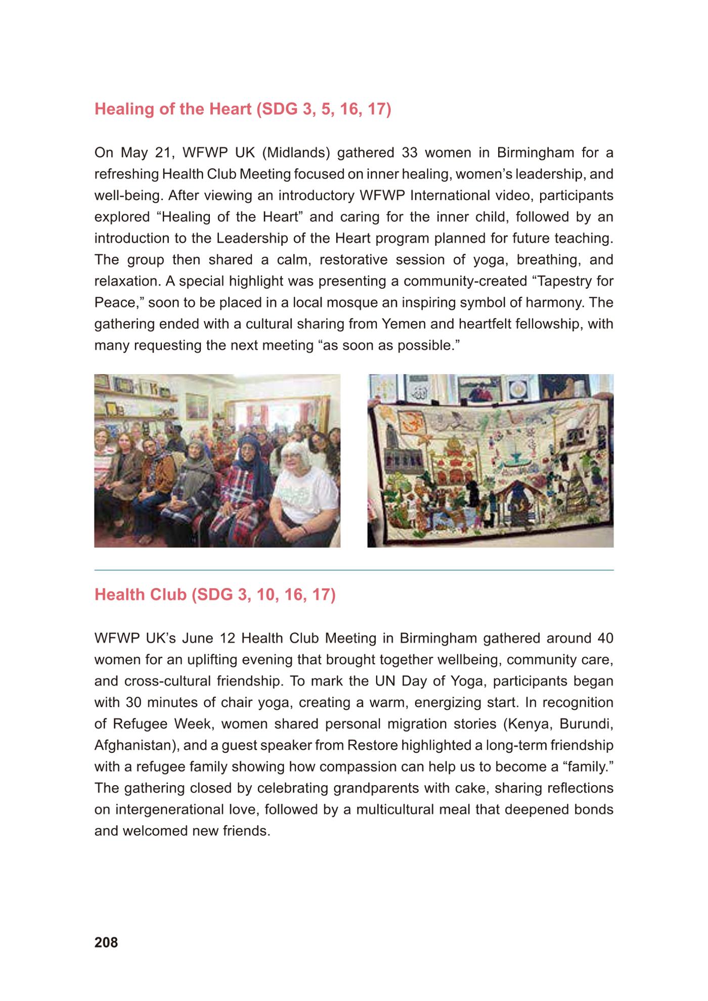 WFWP Annual Report 2025 208페이지