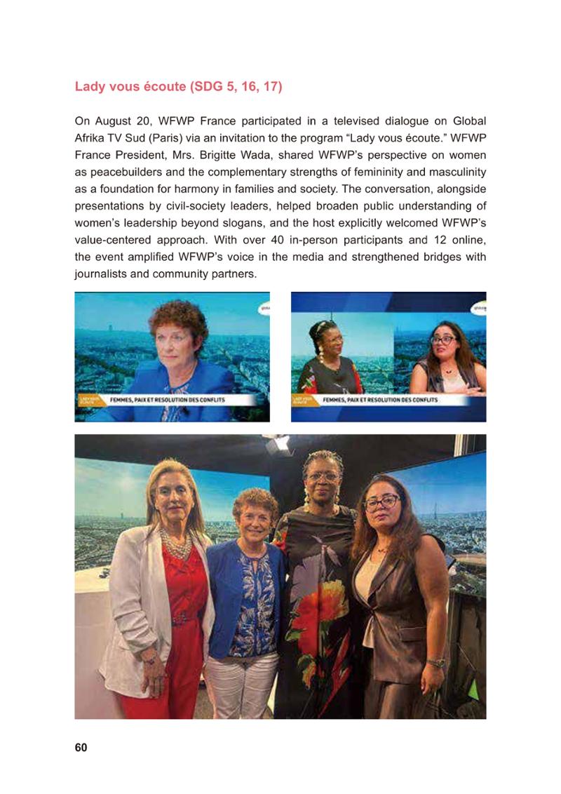 WFWP Annual Report 2025 60페이지